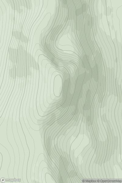 Thumbnail image for Sgurr nan Each [The Fannaichs] showing contour plot for surrounding peak